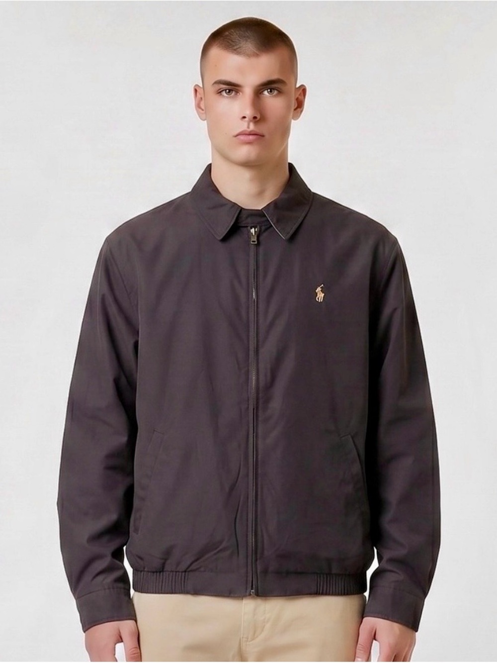 Polo Ralph Lauren Men’s Bi-Swing Windbreaker Harrington Jacket Black 2XB NWT
